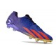 Chaussure adidas X Crazyfast+ FG Violet Rouge Bleu