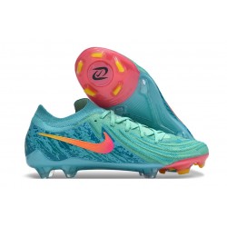 Chaussure Nike Phantom Luna 2 Elite L FG Vert Lueur Noir