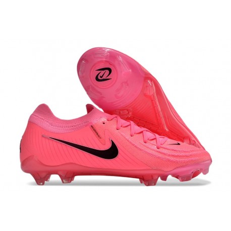 Chaussure Nike Phantom Luna 2 Elite L FG Rose Noir
