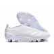 Chaussure de Foot adidas Predator Elite Laceless FG Blanc Argent Mét
