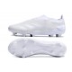 Chaussure de Foot adidas Predator Elite Laceless FG Blanc Argent Mét