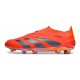 Chaussure de Foot adidas Predator Elite Laceless FG Rouge Noir Jaune 