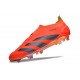 Chaussure de Foot adidas Predator Elite Laceless FG Rouge Noir Jaune 