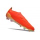 Chaussure de Foot adidas Predator Elite Laceless FG Rouge Noir Jaune 