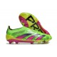 Chaussure de Foot adidas Predator Elite LL FG Vert Solaire Equipe Jaune Choc Equipe Citron Lucide