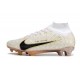 Nike Air Zoom Mercurial Superfly Elite IX FG Blanc Or Noir