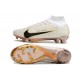 Nike Air Zoom Mercurial Superfly Elite IX FG Blanc Or Noir