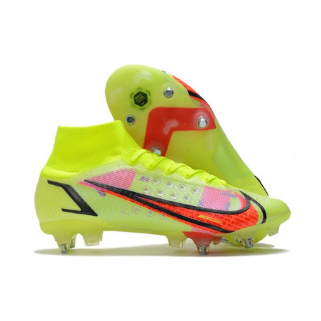 Nike Mercurial Superfly VIII Elite SG PRO Volt Carmin Noir