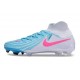 Nike Phantom Luna 2 Elite FG Bleu Blanc Rose