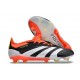 adidas Predator Elite FG Nouvelles Noir Banc Rouge Solaire