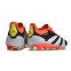 adidas Predator Elite FG Nouvelles Noir Banc Rouge Solaire