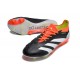 adidas Predator Elite FG Nouvelles Noir Banc Rouge Solaire