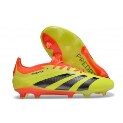 adidas Predator Elite FG Nouvelles Jaune Noir Rouge