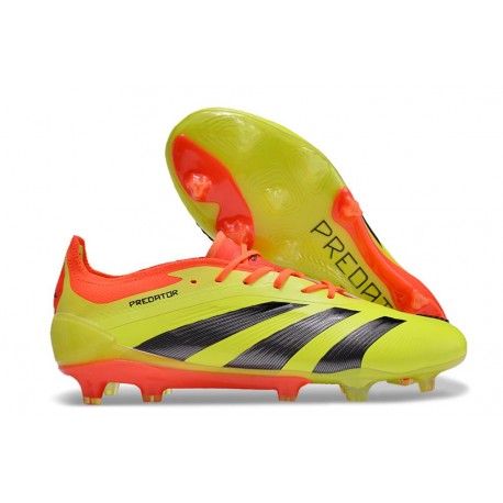 adidas Predator Elite FG Nouvelles Jaune Noir Rouge