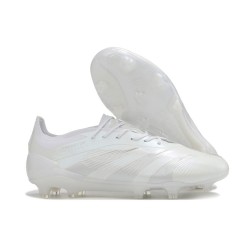 adidas Predator Elite FG Nouvelles Blanc Argent Mét