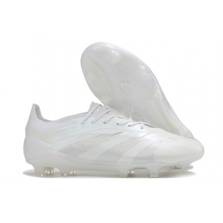 adidas Predator Elite FG Nouvelles Blanc Argent Mét