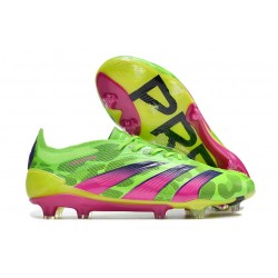 adidas Predator Elite FG Nouvelles Vert Solaire Equipe Jaune Choc Equipe Citron Lucide