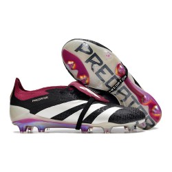 Crampons adidas Predator Elite FT FG Noir Blanc Violet