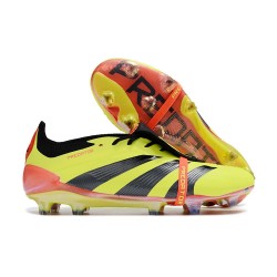Crampons adidas Predator Elite FT FG Jaune Noir Rouge
