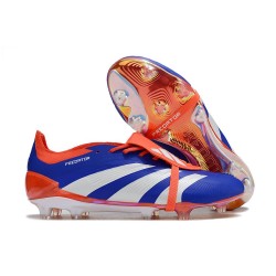 Crampons adidas Predator Elite FT FG Bleu Blanc Rouge