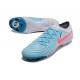 Chaussure Nike Phantom Luna 2 Elite L FG Blanc Bleu Rose