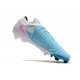 Chaussure Nike Phantom Luna 2 Elite L FG Blanc Bleu Rose