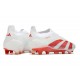 Chaussure de Foot adidas Predator Elite Laceless FG Blanc Rouge