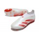 Chaussure de Foot adidas Predator Elite Laceless FG Blanc Rouge