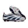 Chaussure de Foot adidas Predator Elite Laceless FG Argent Noir Rouge