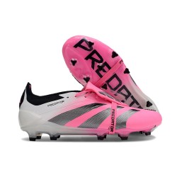 Crampons adidas Predator Elite FT FG Rose Blanc Noir
