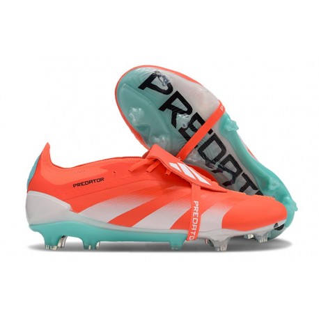 Crampons adidas Predator Elite FT FG Rouge Blanc Bleu