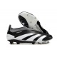 Chaussure de Foot adidas Predator Elite Laceless FG Noir Blanc