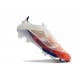 Chaussure Adidas F50+ Laceless FG Advancement – Blanc Rouge Bleu