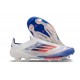 Chaussure Adidas F50+ Laceless FG Advancement – Blanc Rouge Bleu