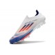 Chaussure Adidas F50+ Laceless FG Advancement – Blanc Rouge Bleu