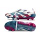 adidas Predator Elite Tongue FG Chaussure Blanc Rouge Bleu