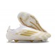 Nouvelles adidas F50 Elite Laceless FG Day Spark - Blanc Doré