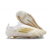 Nouvelles adidas F50 Elite Laceless FG Day Spark - Blanc Doré