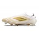 Nouvelles adidas F50 Elite Laceless FG Day Spark - Blanc Doré