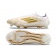 Nouvelles adidas F50 Elite Laceless FG Day Spark - Blanc Doré