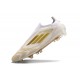 Nouvelles adidas F50 Elite Laceless FG Day Spark - Blanc Doré