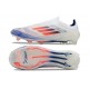 Nouvelles adidas F50 Elite Laceless FG Advancement - Blanc Bleu Rouge 