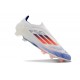 Nouvelles adidas F50 Elite Laceless FG Advancement - Blanc Bleu Rouge 