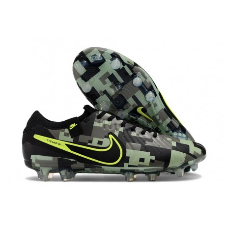 Nike Tiempo Legend X Elite FG Vert Noir