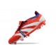 adidas Predator Elite Tongue FG Chaussure Rouge Blanc