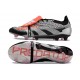 adidas Predator Elite Tongue FG Chaussure Noir Argent Rouge