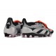adidas Predator Elite Tongue FG Chaussure Noir Argent Rouge