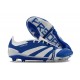 adidas Predator Elite Tongue FG Chaussure Bleu Blanc