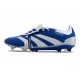 adidas Predator Elite Tongue FG Chaussure Bleu Blanc