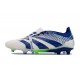 adidas Predator Elite Tongue FG Chaussure Blanc Vert Bleu